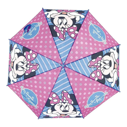 Автоматичен Чадър Minnie Mouse Lucky Син Розов (Ø 84 cm)