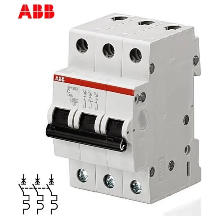 АВТОМАТИЧЕН ПРЕКЪСВАЧ 3P 16A С 6KA ABB