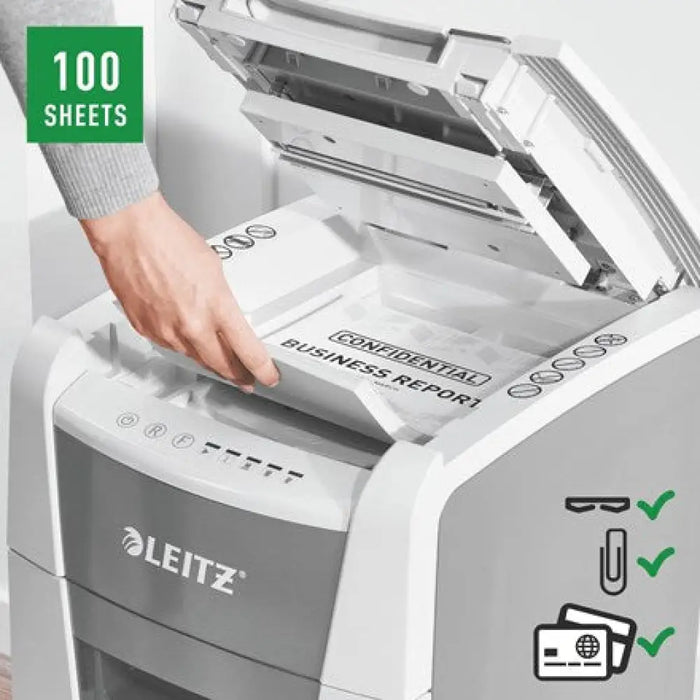 Автоматичен шредер за хартия Leitz IQ Autofeed Small Office