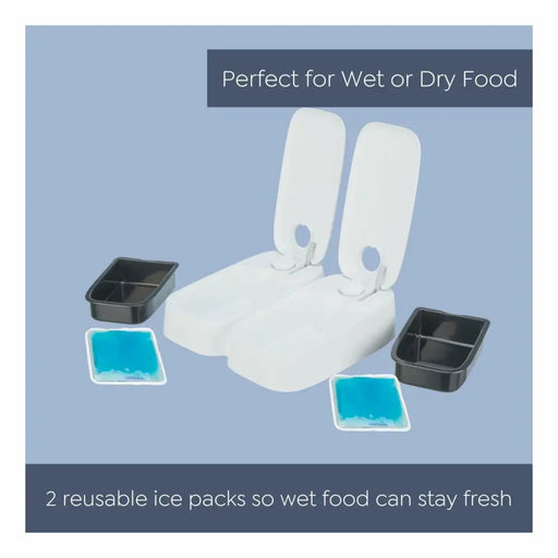 Автоматична хранилка Trixie Бял Черен Акрилен Пластмаса