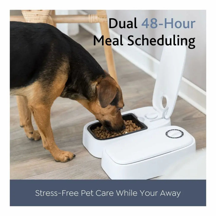 Автоматична хранилка Trixie Бял Черен Акрилен Пластмаса