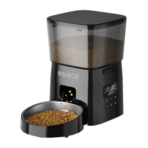 Автоматична хранилка за домашни любимци Rojeco 2L черна