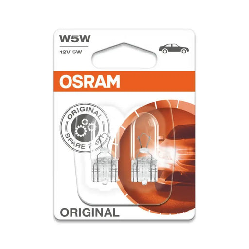 АВТОМОБИЛНА ЛАМПА 2825 W5W 12V W2,1x9.5d DUOBLISTER OSRAM