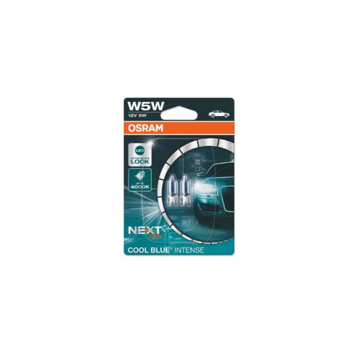 АВТОМОБИЛНА ЛАМПА 2825CBN W5W 12V W2.1X9.5D DUOBLISTER OSRAM