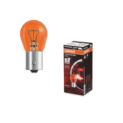 АВТОМОБИЛНА ЛАМПА 7510TSP PY21W 24V BAU15S UNPACKED OSRAM