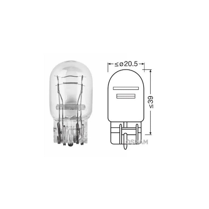 АВТОМОБИЛНА ЛАМПА 7515-02B W21/5W 12V W3x16q DUOBLISTER