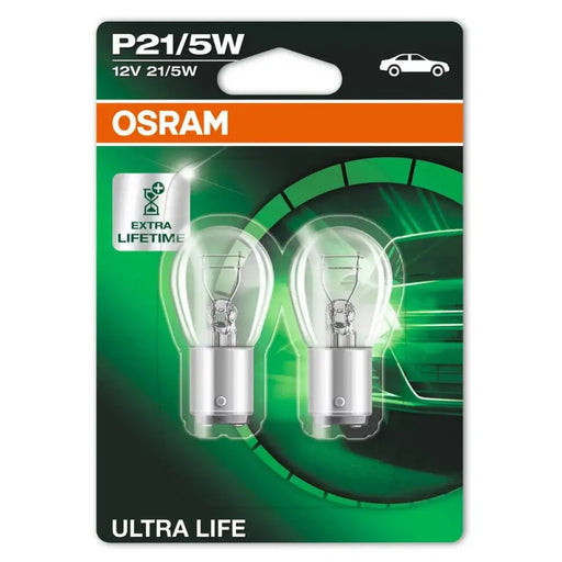АВТОМОБИЛНА ЛАМПА 7528 ULTRA LIFE P21/5W 12V BAY15D