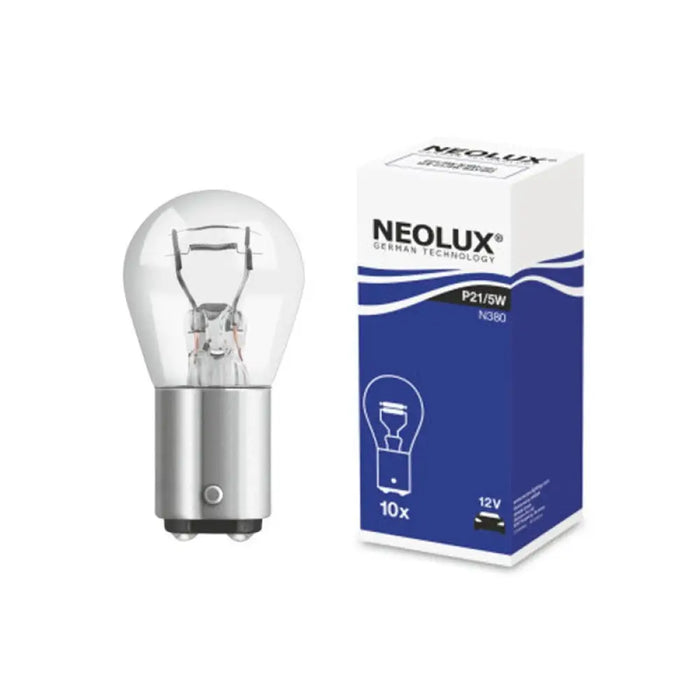 АВТОМОБИЛНА ЛАМПА N380 P21/5W 12V BAY15D UNPACKED NEOLUX