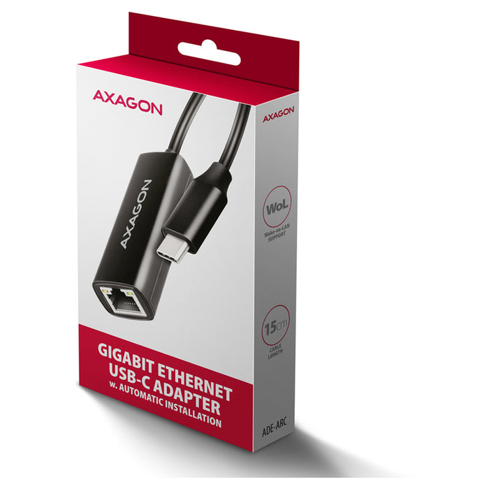 АДАПТЕР AXAGON USB-C - LAN 1G ADE-ARC