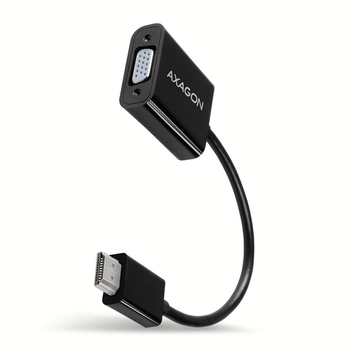 Кабел адаптер от източник с HDMI AXAGON към приемник с VGA HDMI -> VGA RVH-VGN работи само в тази посока