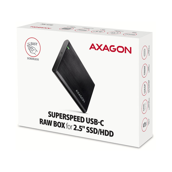 Кутия за HDD AXAGON USB-C 3.2 2.5" EE25-A6C