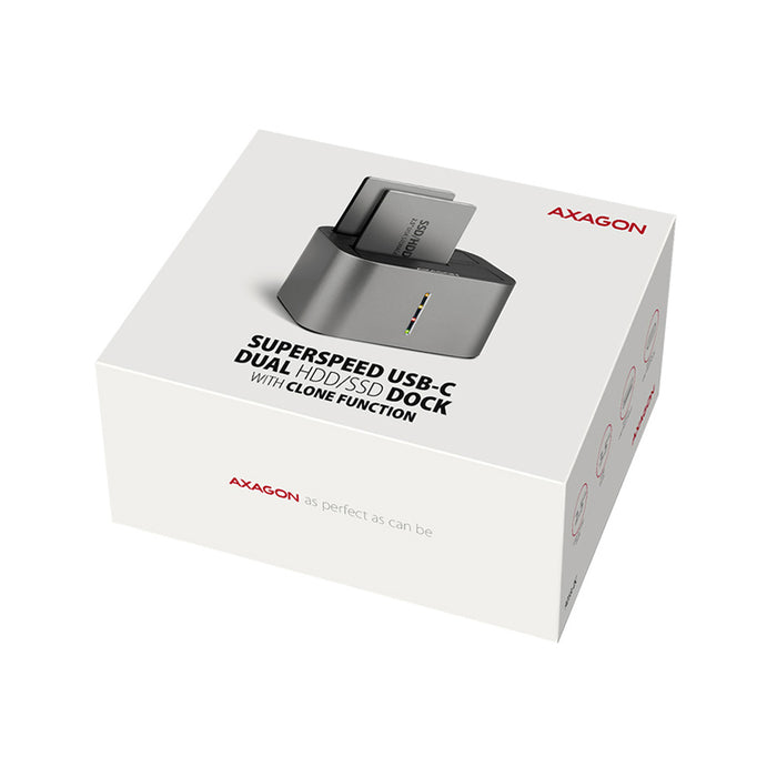 ДОКИНГ СТАНЦИЯ AXAGON CLONE DUAL ADSA-DC
