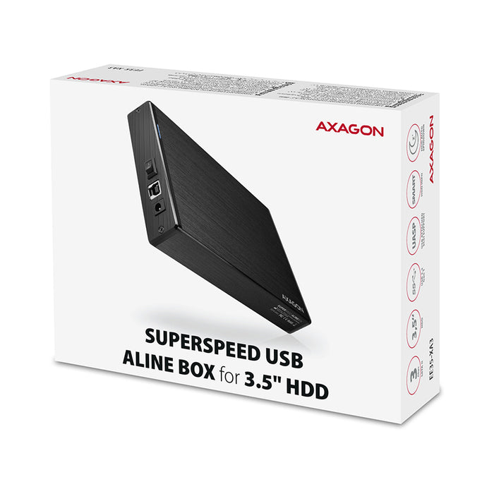 ХАРД ДИСК КАСЕ AXAGON USB-A 3.2 3.5" EE35-XA3
