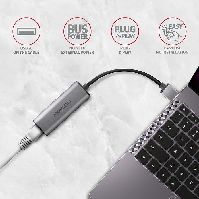 Axagon ADE-25R мрежова карта Вътрешен Ethernet 5000 Mbit/s