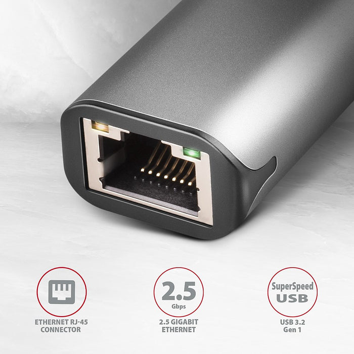 Axagon ADE-25R мрежова карта Вътрешен Ethernet 5000 Mbit/s