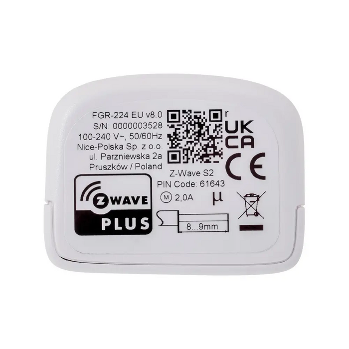 Аксесоар за щори Fibaro FGR-224 Управление на щори