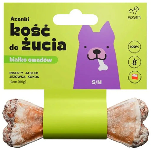 AZANKI Кокал с насекоми и кокос S/M - лакомство за куче