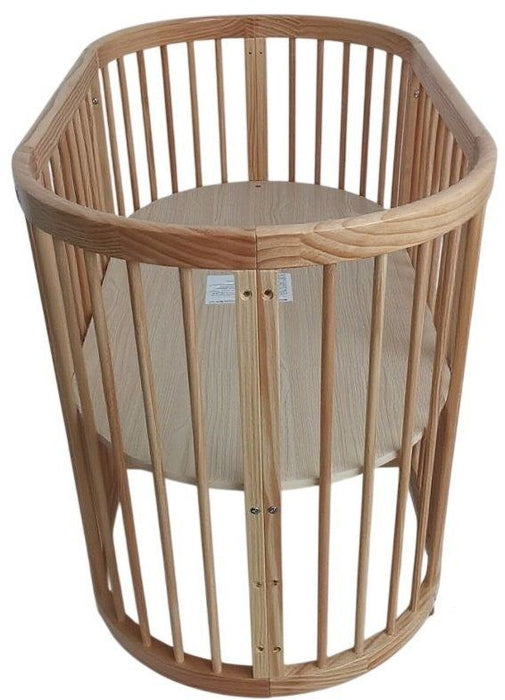 Бебешка кошара 7 в 1 Azaria - Multi, с матрак, Natural