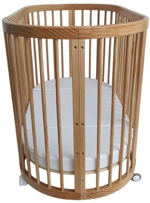 Бебешка кошара 7 в 1 Azaria - Multi, с матрак, Natural
