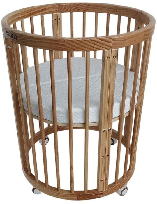 Бебешка кошара 7 в 1 Azaria - Multi, с матрак, Natural
