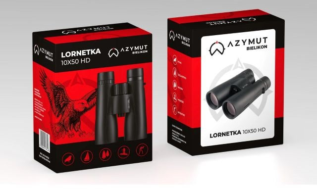 Бинокъл AZYMUT Bielikon 10x50 HD