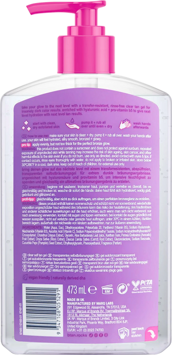 Гел автобронзант Glow next level, 473 ml