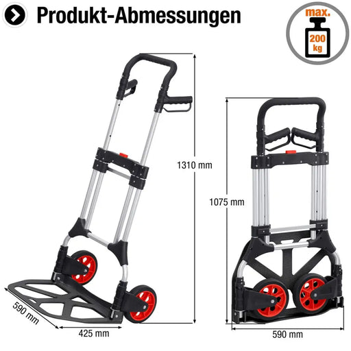 Количка Meister 8985710 Черен