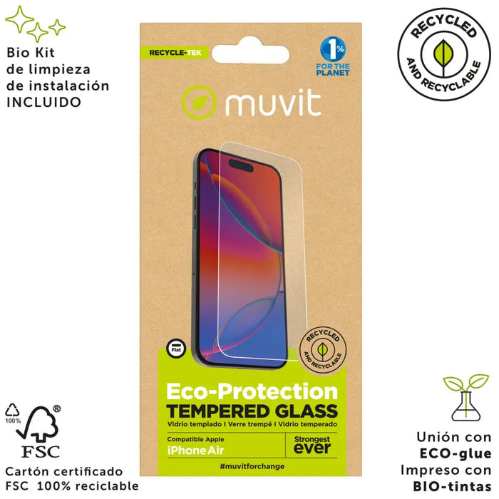 Протектор за екран на мобилен телефон Muvit for Change