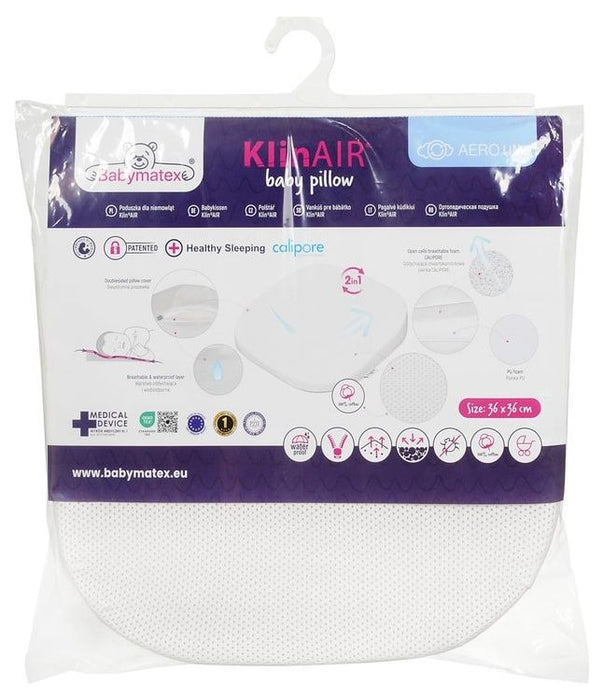 Бебешка възглавница Baby Matex - Klin Air Azur, 36 x 36 cm