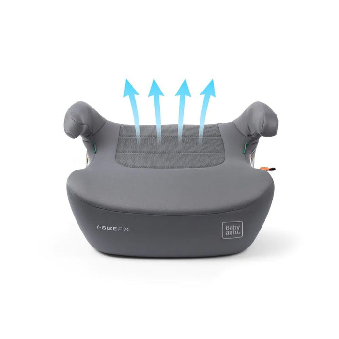Седалка за кола Babyauto - Gekko, IsoFix, i-Size, 125-150 cm, Phantom Grey