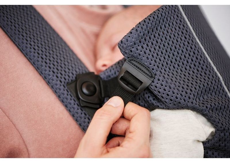 Ергономична раница BabyBjorn - Mini, 3D Mesh, Anthracite