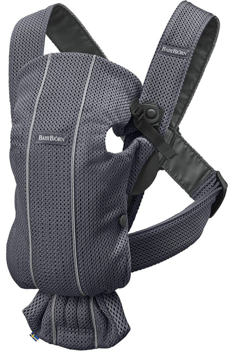Ергономична раница BabyBjorn - Mini, 3D Mesh, Anthracite