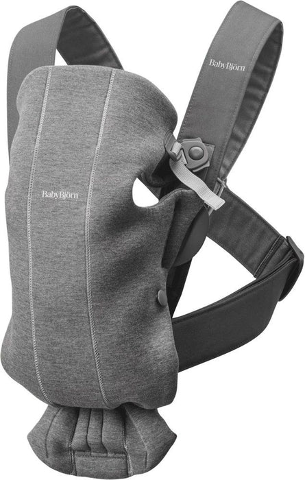Ергономична раница BabyBjorn - Mini, 3D Jersey, Dark Grey