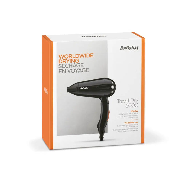 BaByliss 5344E Travel Dry 2000 2000 W Черен