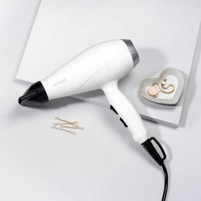 BaByliss 6704WE сешоар 2000 W Черен Бял