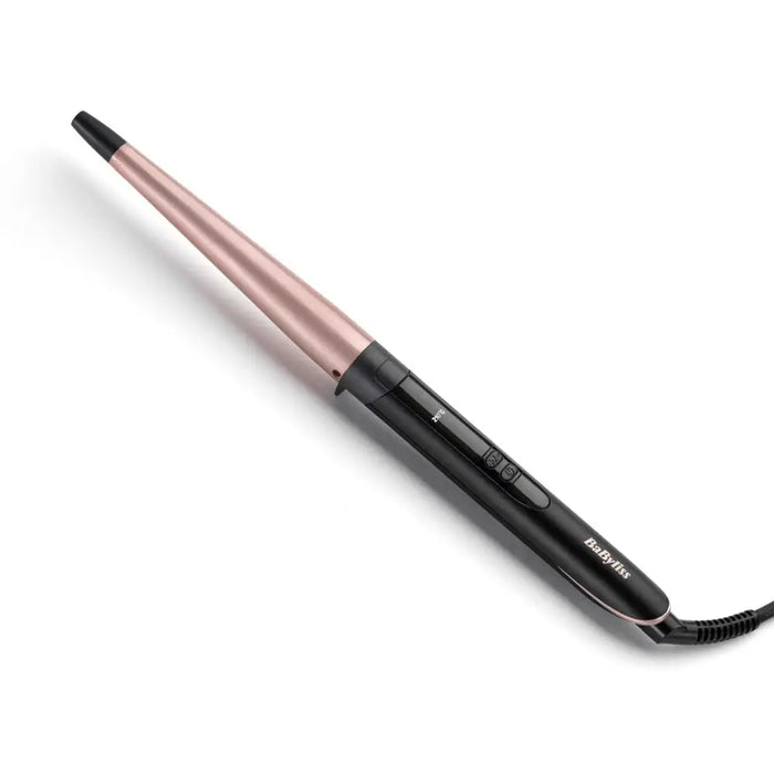 BaByliss Conical Wand Пръчка за къдрене Warm Black Pink