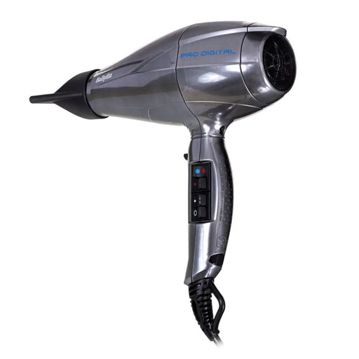 BaByliss Pro Digital Grey Silver 2200 W