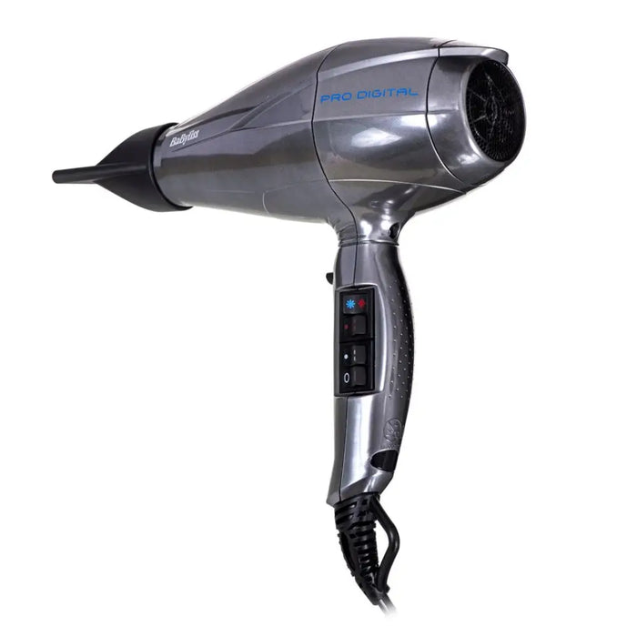 BaByliss Pro Digital Grey Silver 2200 W
