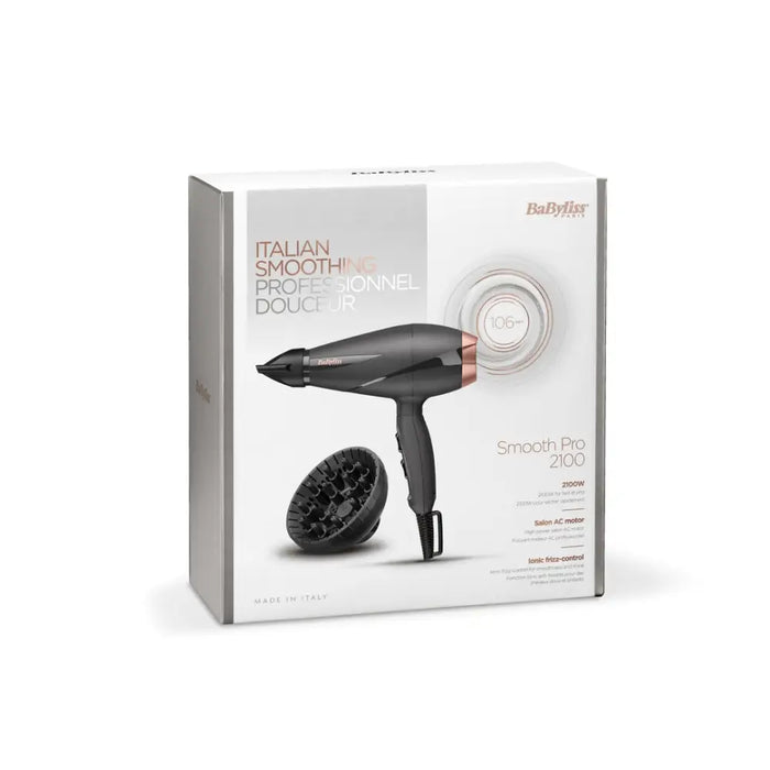 BaByliss Smooth Pro 2100 2100 W Черно Розово злато