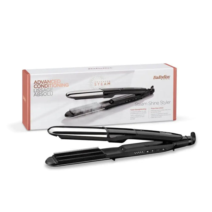BaByliss Steam Mist Styler Изправяща ютия Черна Сребриста
