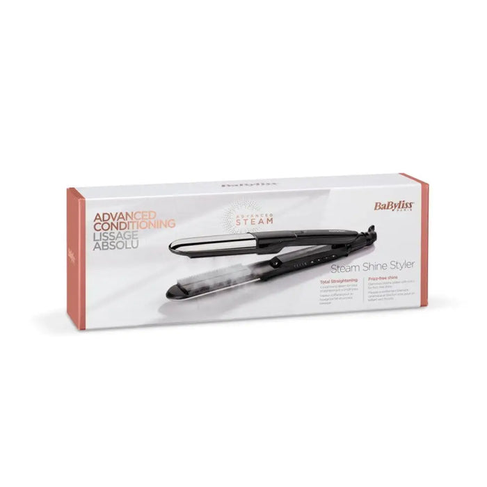 BaByliss Steam Mist Styler Изправяща ютия Черна Сребриста