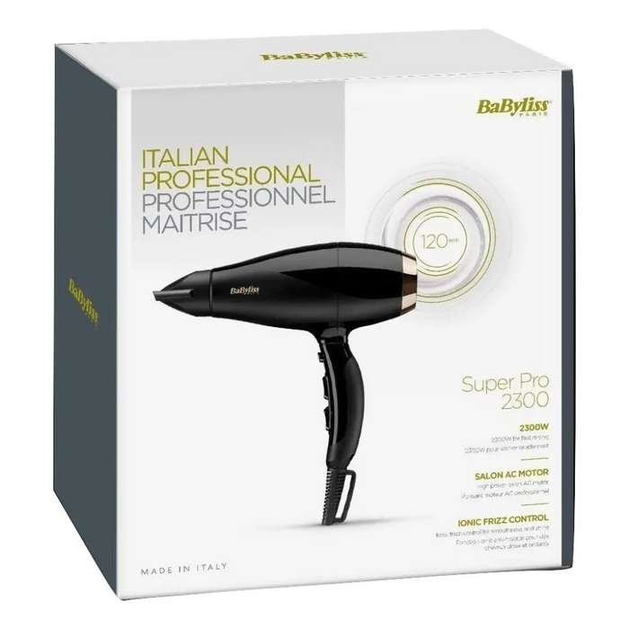 BaByliss Super Pro 2300 2300 W Черен Златен