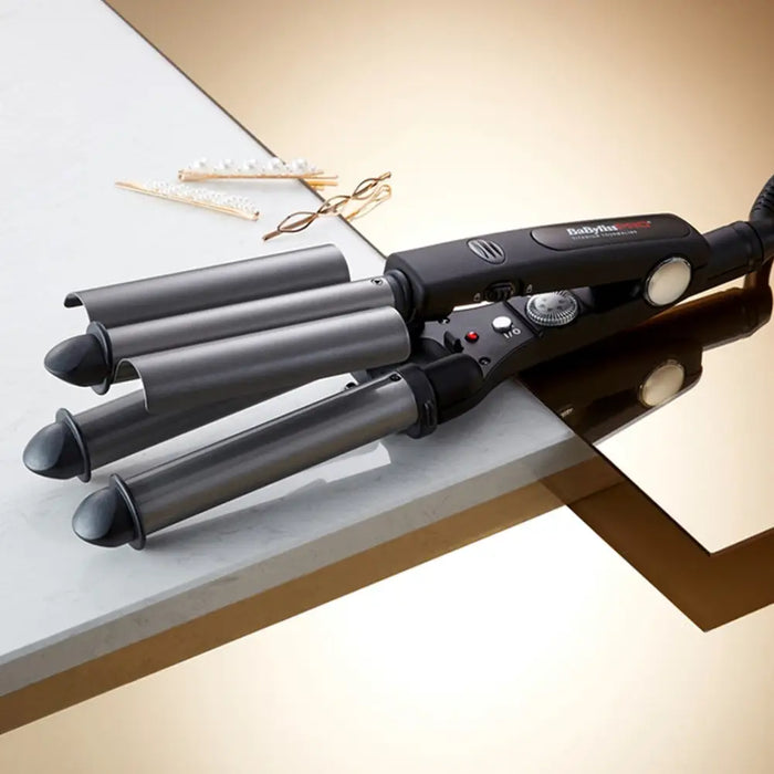 BaByliss TRIPPLE WAVER Маша за къдрене Топло черно 125 W