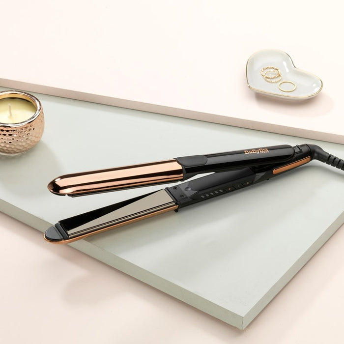 Маша за коса BaByliss Straight & Curl Brilliance Топлочерен, Розов 3 м
