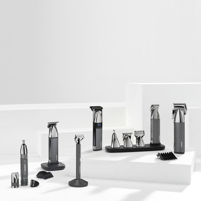 Тример за брада BaByliss Super-X Metal OT996E, батерия 5,5 мм, мокро и сухо, сребрист