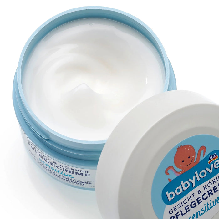 Бебешки крем за лице и тяло Sensitive, 75 ml