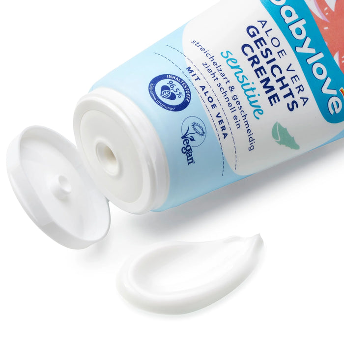 Бебешки крем за лице Sensitive с алое вера, 75 ml