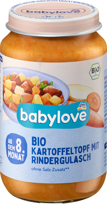 Бебешко пюре телешки гулаш с картофи, 220 g