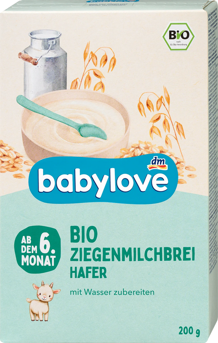 Био каша с козе мляко и овес, 6+м, 200 g