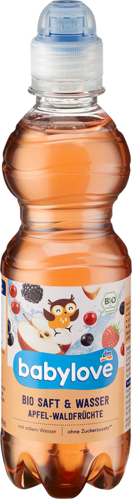 Био плодова напитка с ябълка и горски плодове, 1+г, 330 ml